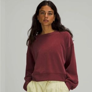 Lululemon perfectly oversized cropped crew *Softstreme
